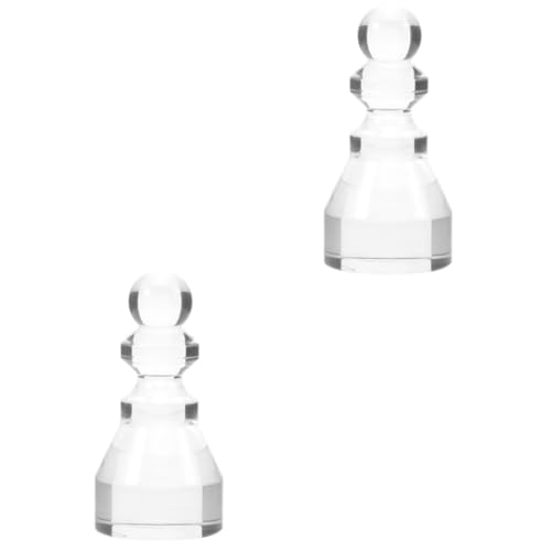 HOOTNEE 2pcs Acrylic Win Marker Roulette Wheel Game Stand Poker Accessories Poker Chip Win Marker