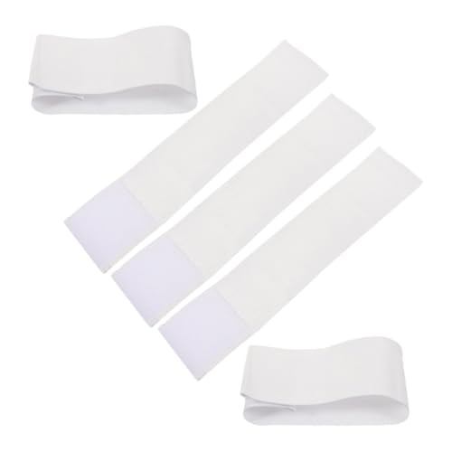 BRIGHTFUFU 5pcs Captain Armbands for Soccer DIY Wristbands Adjustable Elastic for Sports Team