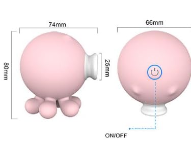 Sugador de Clitóris e Octopi Porquinho 9 Modos de Vibração, À Prova d'Água