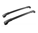 Baca Coche Portaequipajes Aluminio para Coche Barra Transversal para Subaru para Forester 2014-2020 2021 para Crosstrek 2013-2019 para Impreza 2012-2019 Portaequipajes Coche