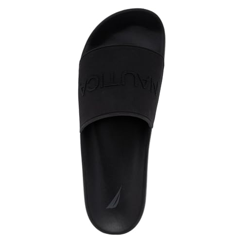 Nautica Men's Slide Sandals – Comfortable Slip-On Pool & Beach Shoes with Cushioned Footbed for Casual Wear4