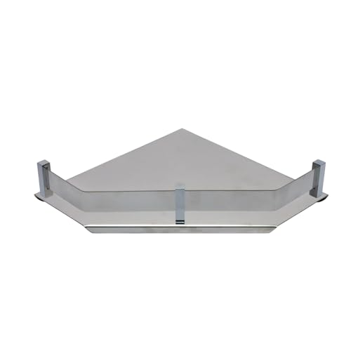 Image of EVANEX Corner Shelf for Bathroom Wall | 9x9 inch Bathroom Rack | 304 Stainless Steel Corner Shelf for Kitchen Bathroom | Diamond Shape Wall Mounted Storage Shelf | Bathroom Accessories Set