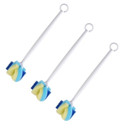 Didiseaon 3 Pcs Glass Washing Brush Bottle Brush Teapot Spout Brush Cleaner Bottle Cleaner Brush Cleaner Bottle Sponge Brush Sponge Cleaning Brush Bottle Cleaning Brush