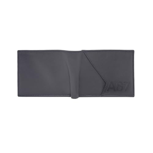 Image of Aeropostale Men's Global Coin Wallet PORUS - Navy | Durable Leather | Compact Design & Coin Pocket | Ideal for Gifting