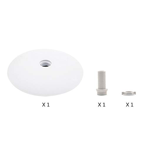 19 cm runder Regenduschkopf aus ABS-Silikonkautschuk mit verschraubtem Design, für Regenduschkabine, Zimmerdachhähne, Wassersprüher
