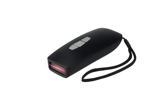 LOXS Lector codigo Barras inalambrico 1D y 2D, Lector codigo de Barras inalambrico Bluetooth USB 2.4G, escaner codigo de Barras, Lector qr, Pistola Lector código de Barras, Android iOS Windows
