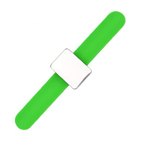 Magnetic Pin Holder Square Pin Cushion Holder Magnetic Pin Cushion with Silicone Wrist Strap Green Cover