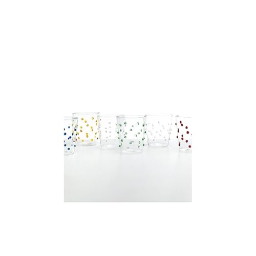 Verre rouge Zafferano Party 45cl : service de table 6 gobelets eau