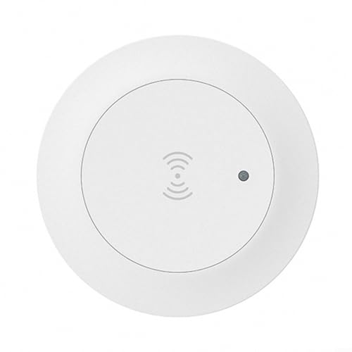 CWOQOCW Sensor inteligente de presencia humana con detector de luz y WiFi para seguridad en el hogar y conservación de energía (versión superior de succión)