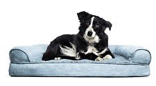 slatters be royal store Rectangular Sofa Shape Reversable Dual Sky Blue Color Ultra Soft Ethnic Designer Velvet Bed for Dog/Cat (Export Quality) Size : XX-Large