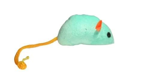 Image of Mouse Toy Cats Mouse Plush Cat Toys Realistic Cute Kitten Mice Filled Polyfill Rat for Cat, (2 Pieces)