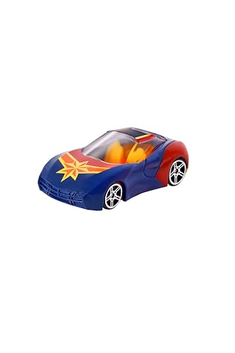 Image of Marvel Go Collection | Knight Speed | Captain 1:64 Diecast Toy Car | Ages 3 and Up | Collect Them All, Blue
