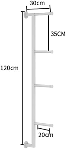 Space-Saving Wall-Mounted Garment Rack - Versatile Clothing Rod for Retail Display & Bathroom Towel Organization - Perfect for Small Spaces