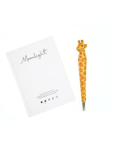 Bolígrafos de gel con forma de animal de madera 2 unidades miniatura 4