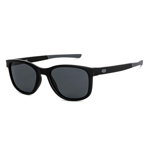 Image of Vincent Chase By Lenskart | Full Rim Square Branded and Stylish Sunglasses | Polarized and 100% UV Protected | Men & Women | LA S13164