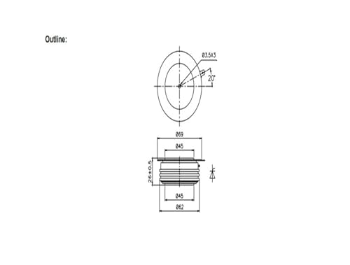 Thyristor KP1000A1200V pour régulation de puissance industrielle - 4