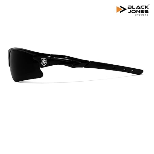 Image of Black Jones Sports Sunglasses for men and women Cycling Mountain Travelling Cricket Trekking Baseball Fishing Cycling Running Golf Motorcycle Tac Glasses UV400