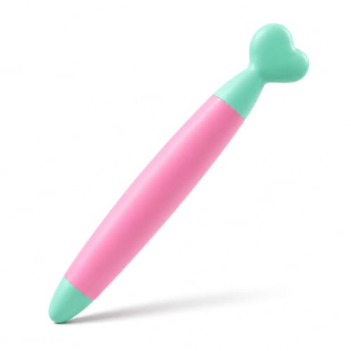 Image of Kids Stylus Pen for Touch Screens, Tablet Stylus with Soft Silicone Tip, Ergonomic Grip, Anti-Roll Design, Compatible with iPad, iPhone, Fire Tablet, Samsung & All Devices - Pink