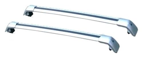 Portaequipajes Barras para Benz GLC SUV X253 X254 2015-2020 Barras Transversales Laterales Aleación Aluminio para Portaequipajes Techo para Coche 2 Unidades(Plata)