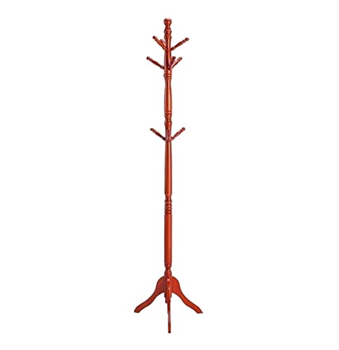 FGXHHS Perchero de pie de Madera para Dormitorio, con múltiples Ganchos, Creativo, para Colgar Sombreros (Color: Ancho, tamaño: 183 x 45 x 45 cm)