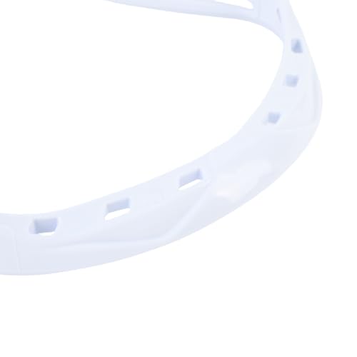 Cryfokt Unstrung Lacrosse Head Unstrung, Nylon High Strength Lacrosse Stick Head Replacement for Competition Sports Training, Easy Installation (White)