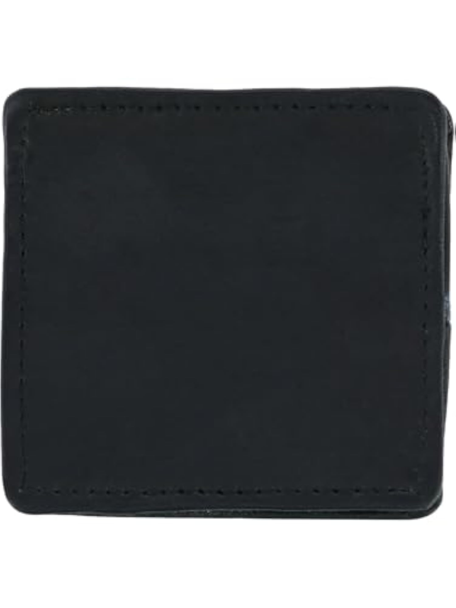 Leather Fold Up Coin Change Pouch with Snap Button Closure