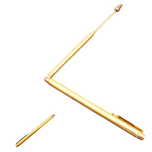 Housoutil Portable Dowsing Rods Metal Divining Measuring Rods for Water Source Detection and Energy Work