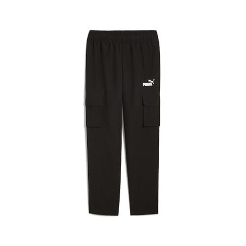 PUMA Mens Power Woven Cargo Pants Casual - Black - Size M