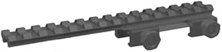 Gotical 1" High Extension Riser, Picatinny/Weaver Rail for Dot Sight and Scope, 22 slots / 225 MM - Gotical