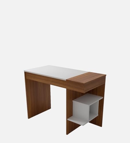 Image of COUCH CULTURE Domino Study Table | Multi-Purpose Study Table | Computer Table for Students | Desk for Work from Home | 1 Year Warranty - Leon Teak