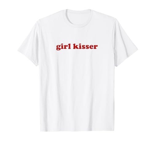 Original Girl Kisser Y2k Aesthetic Trendy LGBT Pride Lesbian T-Shirt