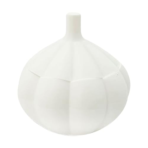 Ajo | Almacenamiento de cebolla de 3.94 pulgadas puede | Almacenamiento de Knoblauch Kitchen | Contenedor hermético 9x9x10cm hecho de PP para refrigerador y despensa, mantiene vegetales y frutas fresc