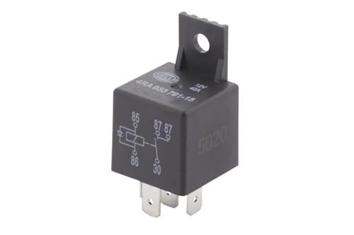 HELLA Relé, corriente de trabajo - 12V - 5polos - Contacto de cierre - con soporte/con diodo de extinción - 4RA 933 791-151