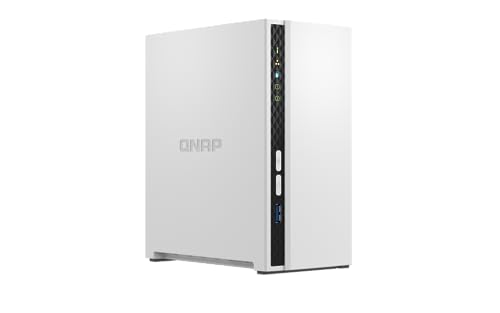 Qnap TS-233 ARM 4-Core Cortex-A55 procesador 2.0GHz, 2GB a bordo 24TB Bundle con 2X 12TB Mejor Precio Discos Duros