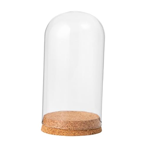 IOIUSKKU Cloche en Verre avec Cloche de présentation, idéale pour Le Bureau, Un Mariage la Maison (8 cm x 10 cm), 9x12cm