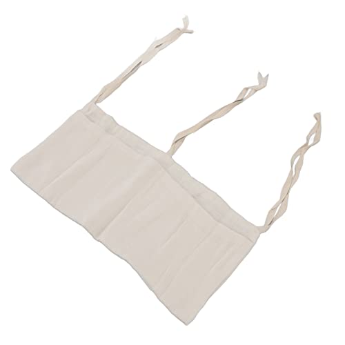Sac de Rangement Suspendu pour Lit de bébé 2 Poches Sangle Réglable Organisateur de Berceau Suspendu Sac de Rangement de Jouets de Chevet bébé Lavable Organisateur de Berceau de Pépinière (Beige) Cover