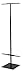 Econoco DBD96/B Adjustable Floor Standing Banner Displayer, Black