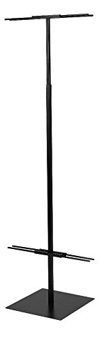 Econoco DBD96/B Adjustable Floor Standing Banner Displayer, Black