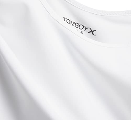 Image of TomboyX Compression Bra Top for Women, Full Coverage Gender Inclusive Bras, Wireless Medium Support Top No Padding Sports Bra