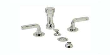 Phylrich K4112 004 - Harper Four Hole Bidet set W Vertical Spray