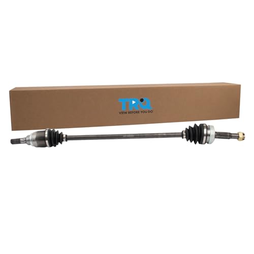 Image of TRQ Rear Driver and Passenger Side CV Axle Assembly Set 2 Piece Compatible with 2016-2017 Nissan Rogue Korea Built Models (1st VIN Digit K) 2018-2019 2017-2019 Sport AWD