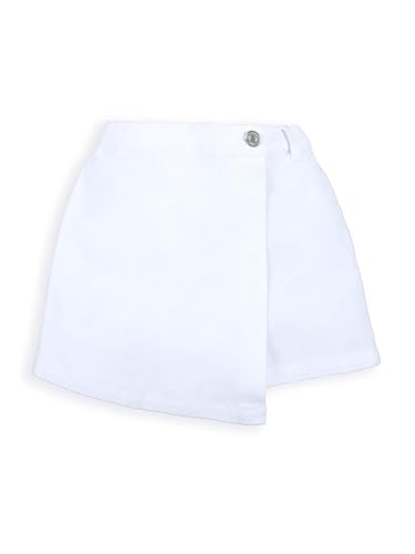 Image of KiddoPanti Girls Denim Over Lap Shorts