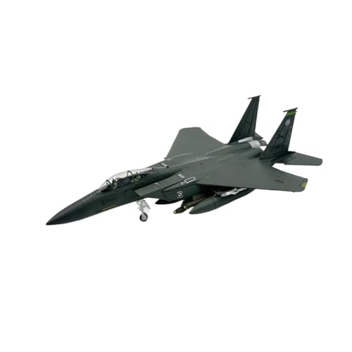Avion miniature F-15E 1/100 métal moulé, idéal pour décorer un bureau