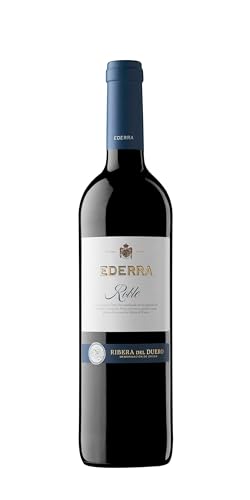 Ederra Roble, Vino tinto DO Ribera del Duero, 100 por ciento Tempranillo, 75cl (Paquete de 6)