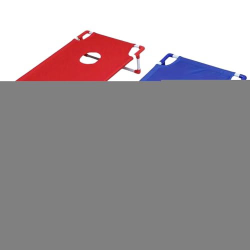 Jeu de lancer de sacs de haricots portable avec structure robuste en PVC et 8 sacs
