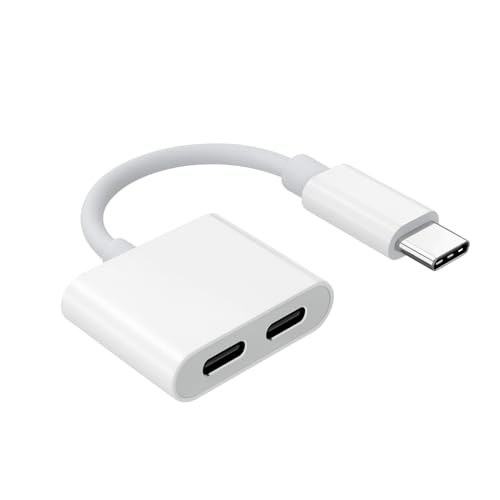 Adaptateur audio et charge USB C haut de gamme D & K Exclusives avec double port robuste