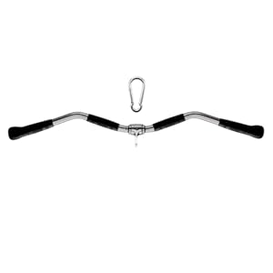 Yes4All Neutral Paddle Grip LAT Pull Down Bar, Range of Motion Spreader Handle Cable Attachments