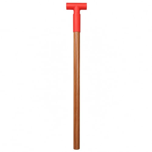 Manche en chêne artisanal en bois massif robuste teinté pour outils