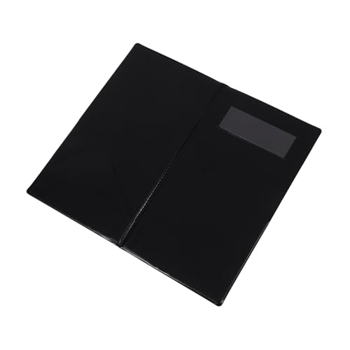 SEWACC Restaurant Supplies Check Book Restaurant Receipt Holder Restaurant Bill Book Meal Bill Holder Guest Bill Card Holder Restaurant Order Holder Server Book Check Bill Book Pu Black