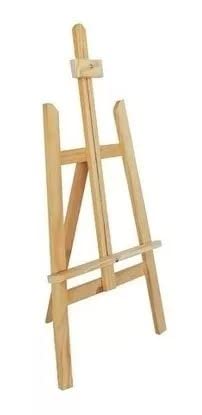 Cavalete De Mesa Para Pintura De Madeira Pequeno 55cm